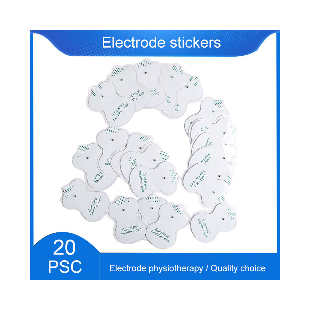 Dechoicelife (A-50Pcs) Muscle Stimulator Electrodes Pads For Tens Acupuncture Therapeuticpulse Massager Sticker Digital Therapy Massager Conductive Gel