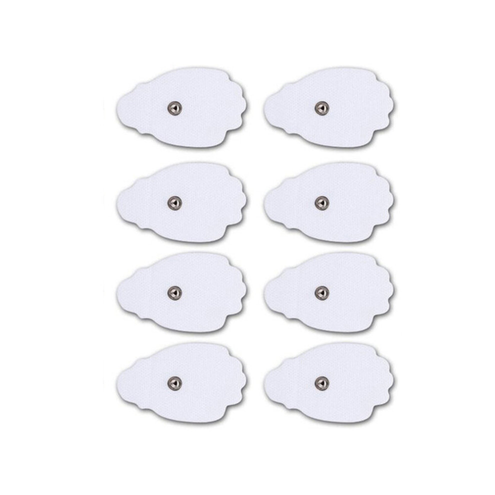Dechoicelife (A-8Pcs Middle) Ems Tens Body Acupuncture Therapy Massager Therapeutic Pulse Stimulator Electro Pad Electrode Pads Conductive Gel Pad