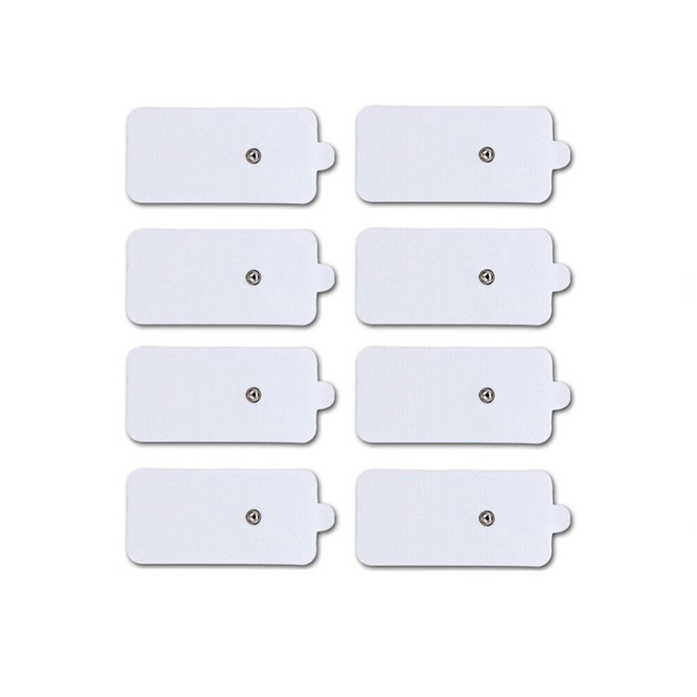 Dechoicelife (A-8Pcs Big) Ems Tens Body Acupuncture Therapy Massager Therapeutic Pulse Stimulator Electro Pad Electrode Pads Conductive Gel Pad