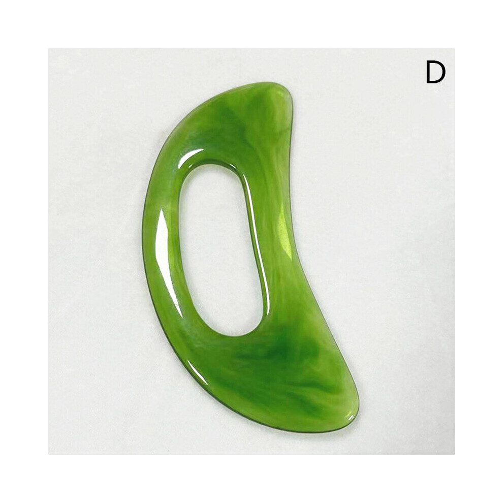 Dechoicelife (A-Auburn) Resin Beeswax Gua Sha Tool Scraping Board Massage Tool Slimming Guasha Massage Board Gua Sha Scraper Body Massage Therapy Tool