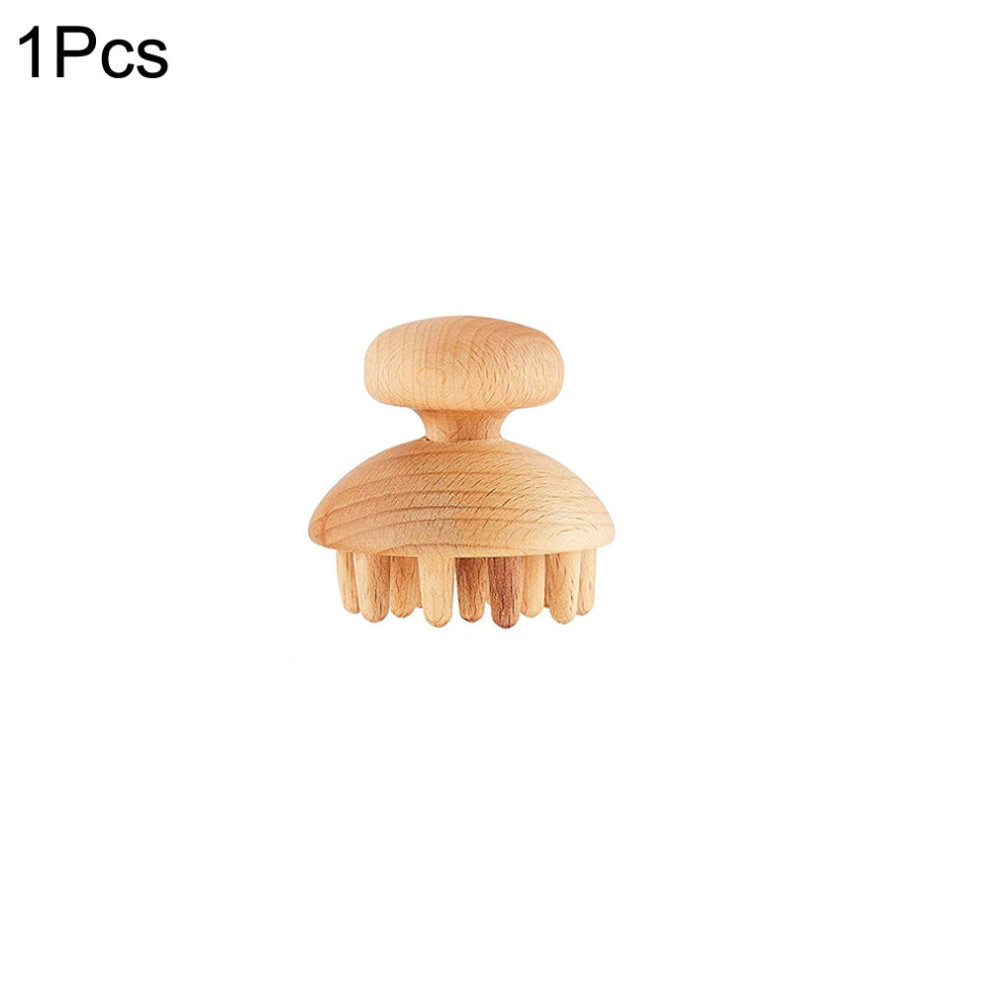 Dechoicelife (A-Yellow) Wooden Body Maderotherapy Back Massage Roller Wheel Anticellulite Gua Sha Massage Tools Maderotherapy Kit For Reductive Massage