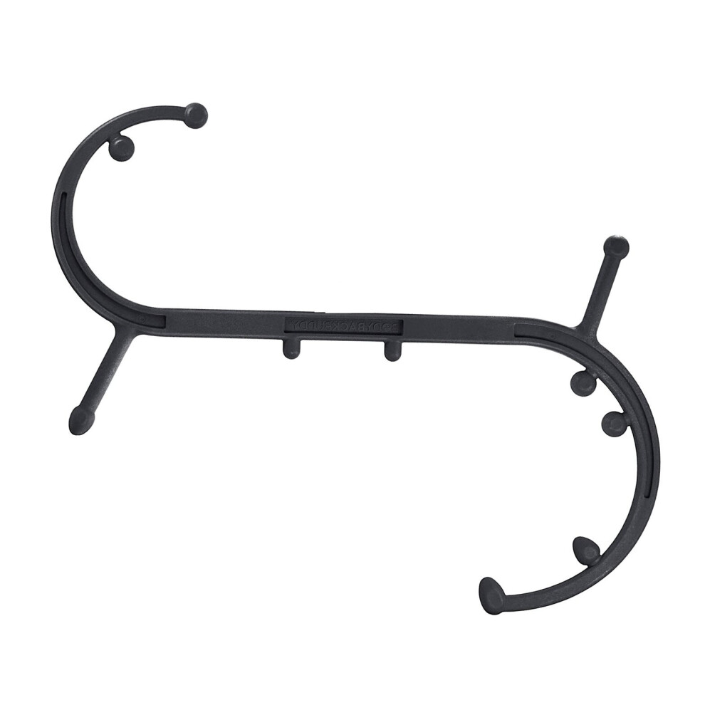 Dechoicelife Black (A-) Back And Neck Massager Trigger Point Massage Tool Manual S-Shaped Hook Cane Therapy For Pain Relief Muscle Knot Remover