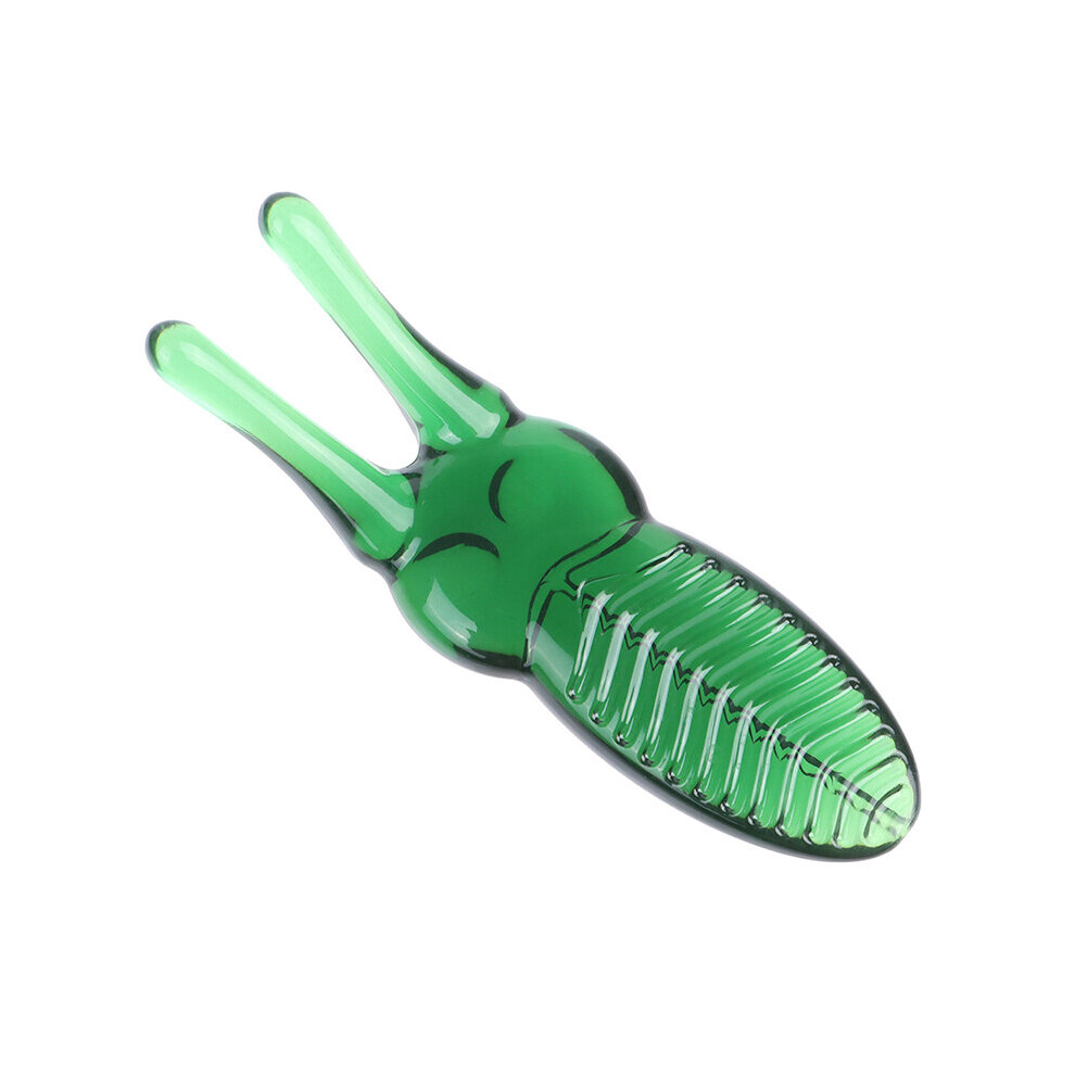 Dechoicelife (A-B) 1Pcs Nose Massager Natural Resin Plastic Fork Massage Plate Acupuncture Face Lifting Resin Guasha Scraping Facial Gouache Tool