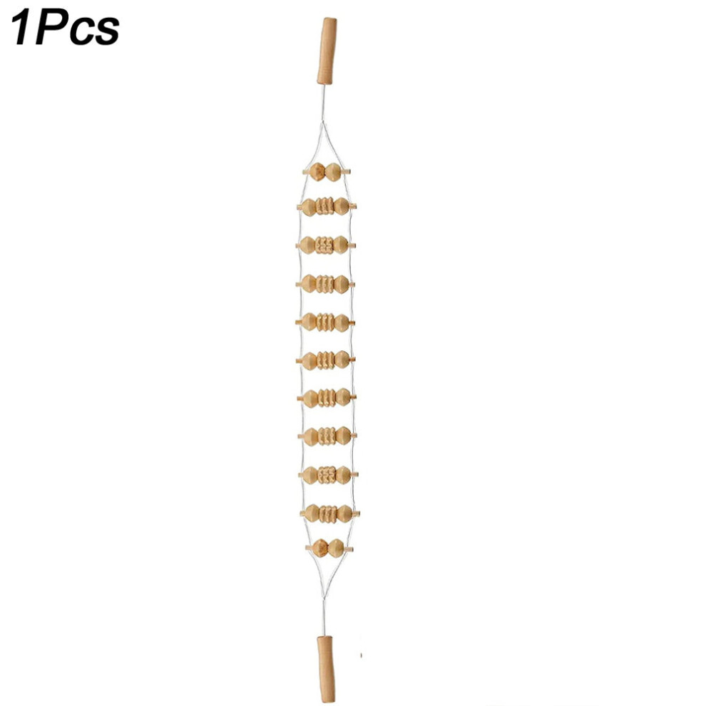 Dechoicelife Black (A-) Wood Therapy Massage Tools,Maderotherapia Kit,Massage Tools Wooden Massager Roller,Lymph Drainage Massager,Muscle Relaxation