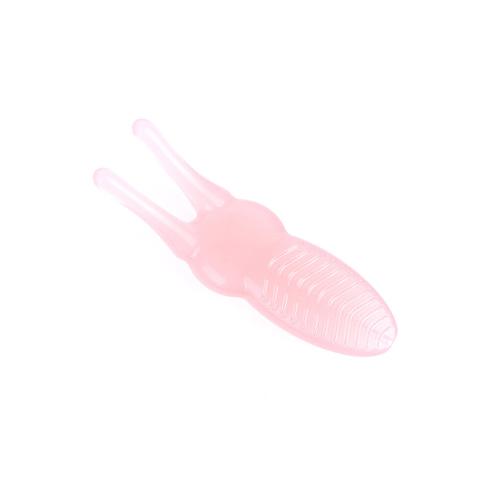 Dechoicelife (A-C) 1Pcs Nose Massager Natural Resin Plastic Fork Massage Plate Acupuncture Face Lifting Resin Guasha Scraping Facial Gouache Tool