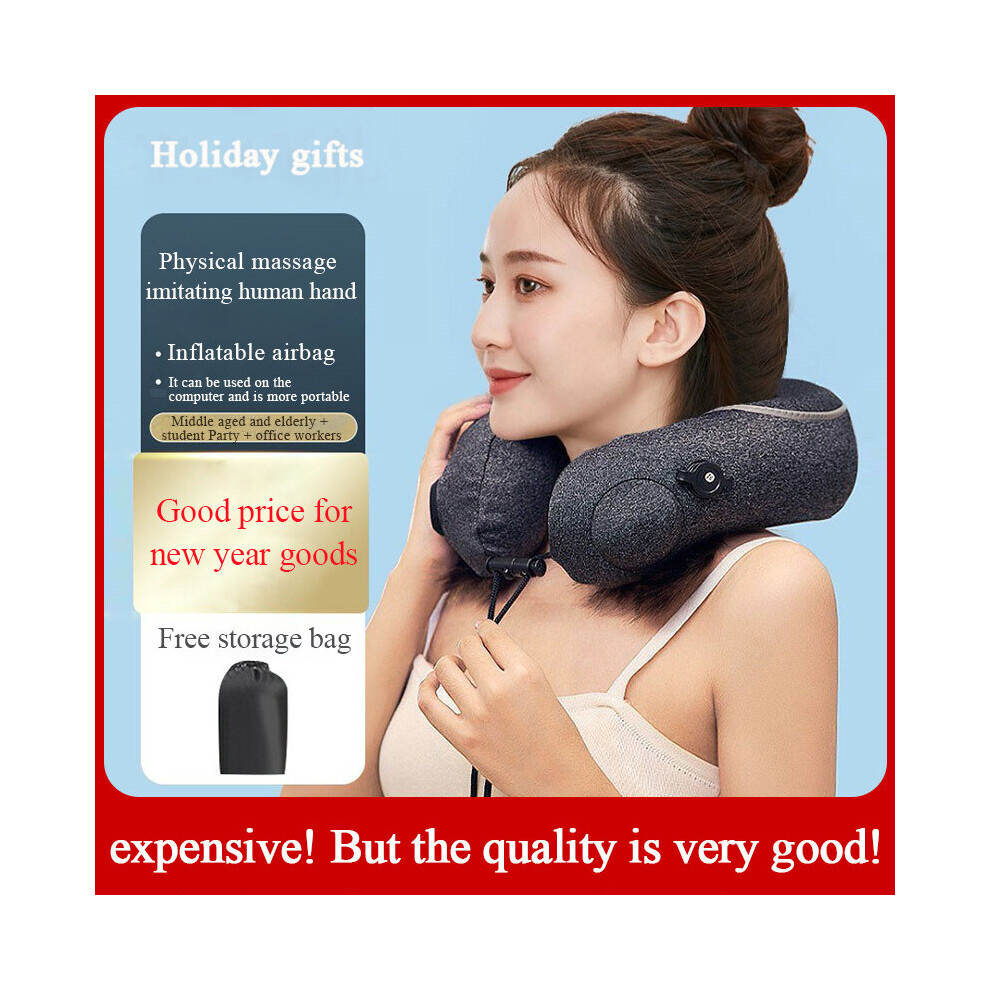 Dechoicelife (A-B) U-Shaped Cervical Spine Massager Kneading Vibration Massage Pillow Shoulder/Neck Multifunctional Home Smart Health Care Products