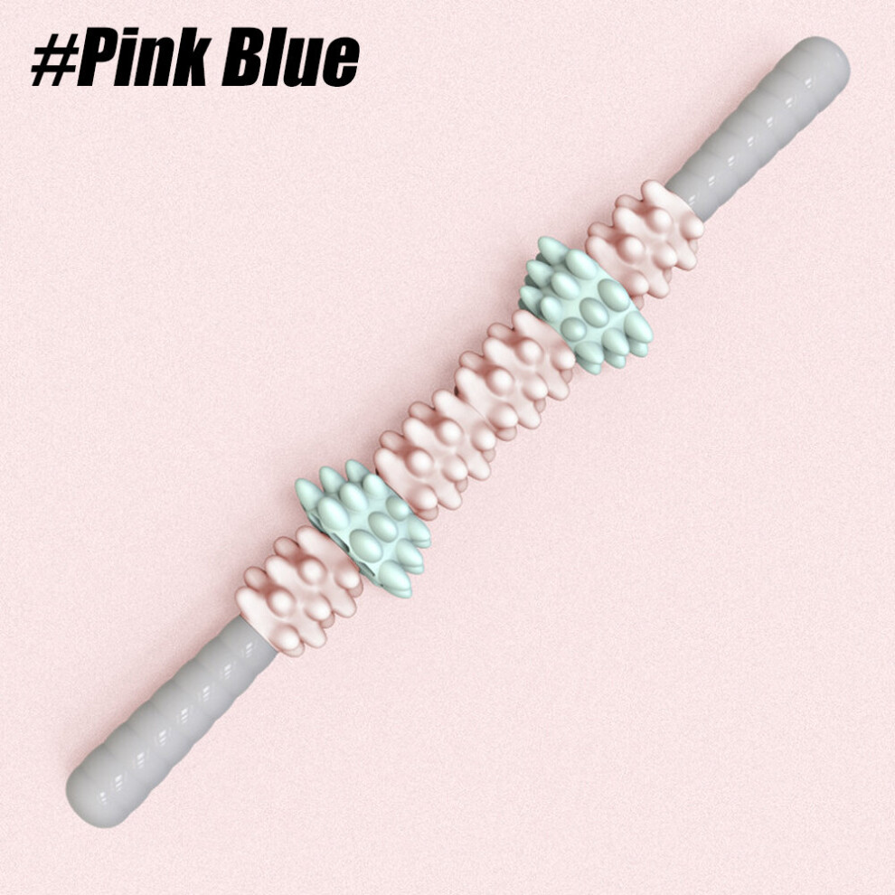 Dechoicelife Pink (A-) Fascia Muscle Roller Massager-Fascia Roller For Cellulite And Sore Muscles-Neck,Back,Body Roller Deep Tissue Massage Stick Tools