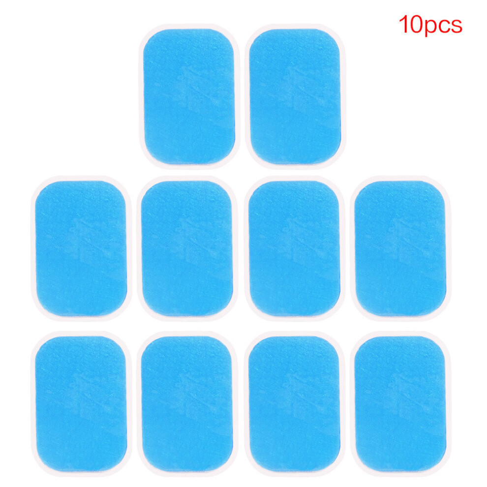 (a-10pcs) Fitness Gel Pads for EMS Abdominal ABS Trainer Weight Loss Muscle Stimulator Exerciser Replacement Massage Gel Patch Hydrogel-image-OPC-PC9NRVN-NEW