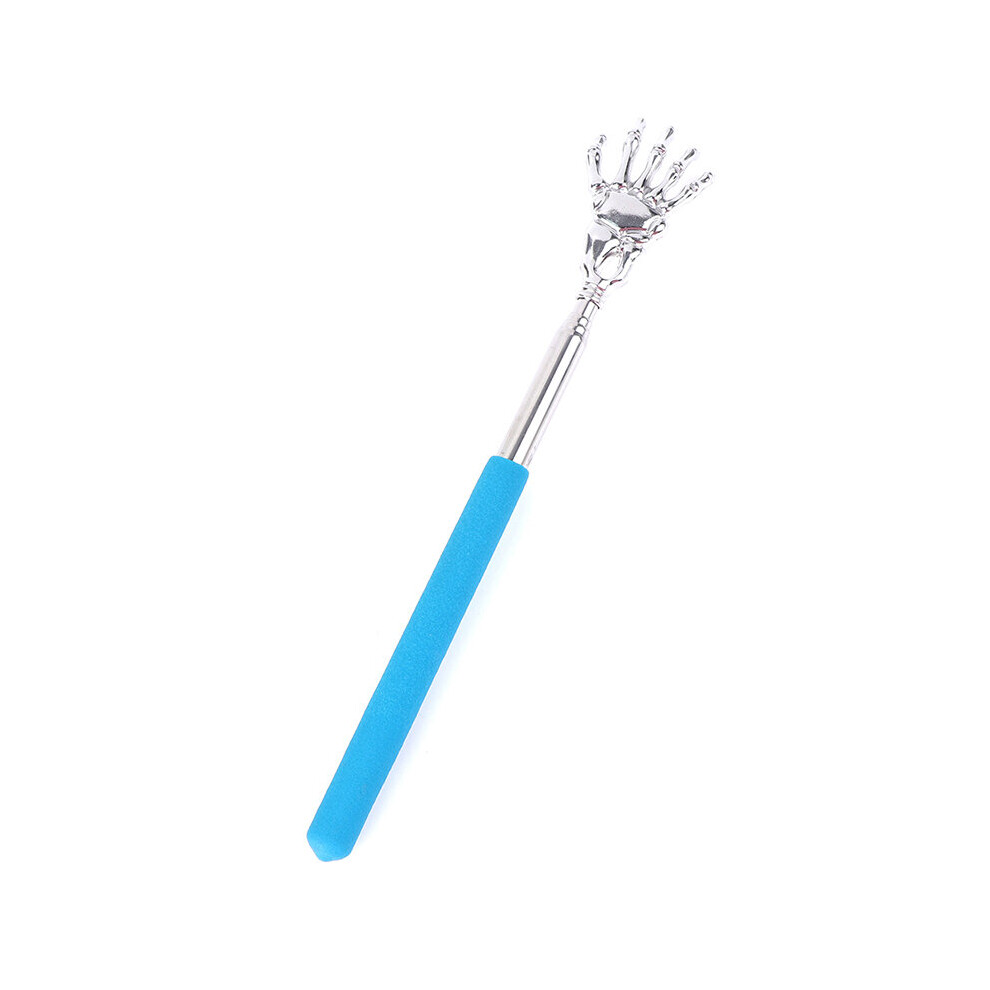 Dechoicelife (A-Chocolate) 1Pc Adjustable Back Scratcher Steel Back Massage Telescopic Anti Itch Claw Massager Back Massage For Elders Tickle Massagestick