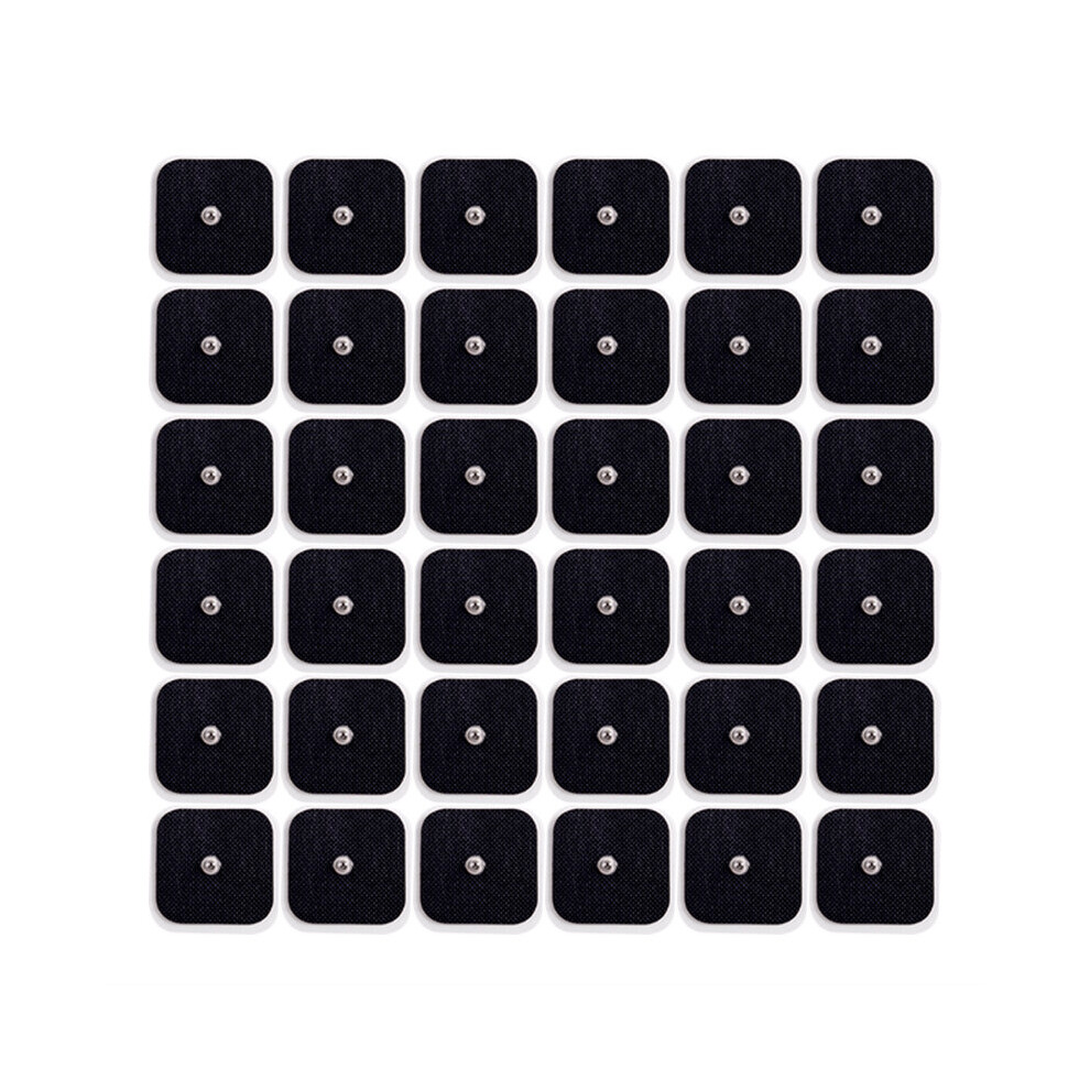 (a-50PCS5x5cm black) 50/100pcs  Electrode Gel EMS TENS Electro Pad  Physiotherapy Machine Ems Nerve Muscle Stimulator Therapy Body Massage-image-OPC-PC9NS97-NEW