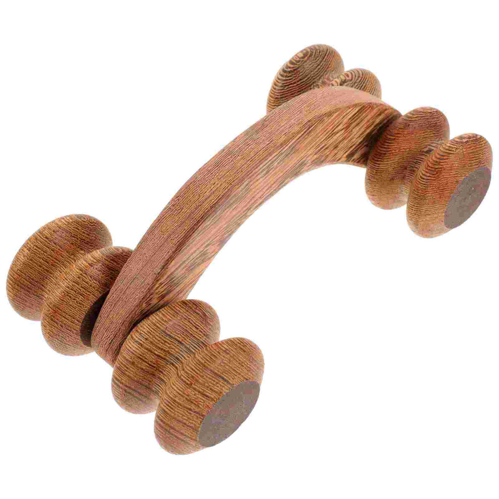 Dechoicelife (A-Light Brown) Foot Muscle Yoga Back Roller Tool Tool Waist For Foot Yoga Handheld