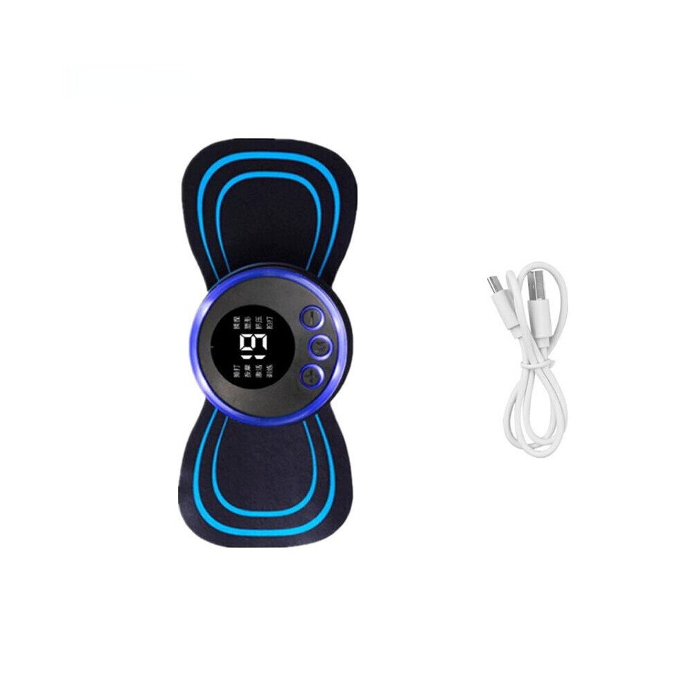 Dechoicelife (A-Normal Type) Cammuo Ems Neck Massager Sticker Tens Cervical Massager Back Massager Patch Muscle Stimulator Pain Relief Body Massage Patch Set