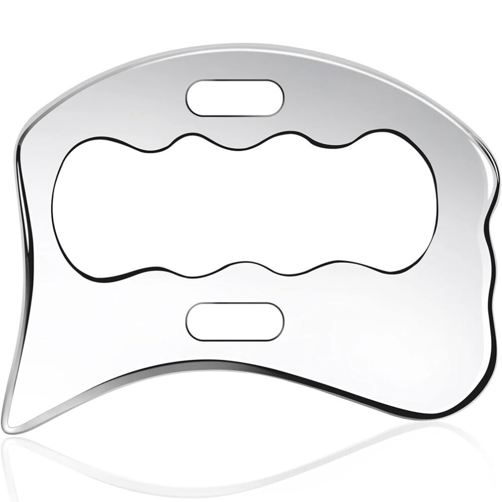 Dechoicelife (A-Gua Sha B) Gua Sha Tools Stainless Steel Gua Sha Board For Face Sculpting Metal Muscle Scraping Guasha Massager For Body Neck Back Legs