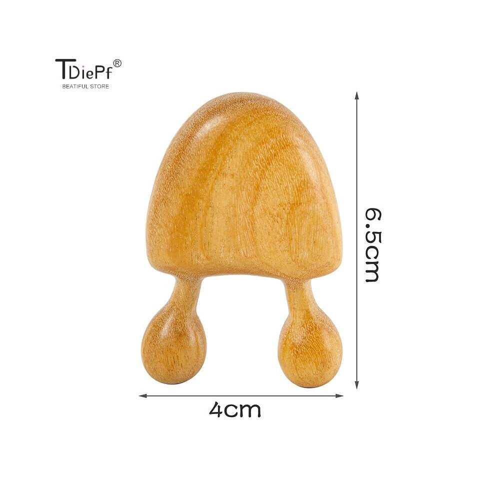 Dechoicelife (A-A5) Sandalwood Nose Massager Promote Blood Circulation Trigger Point Therapy Pedicure Gua Sha Board Nose Lifting Tool Massager Body