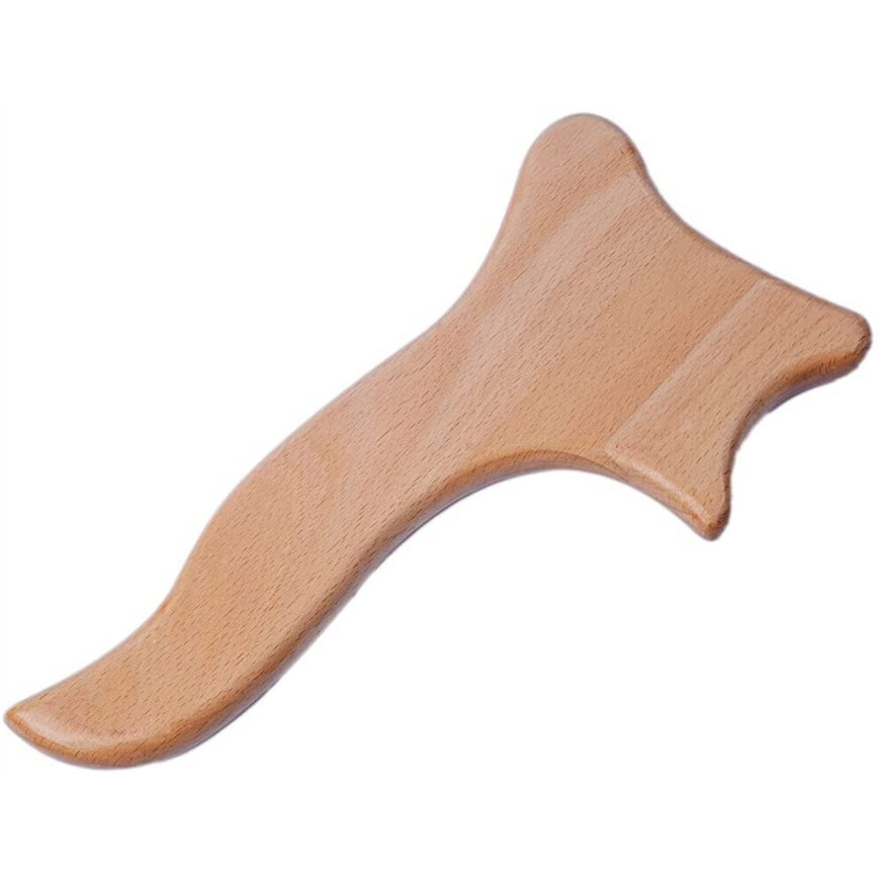 Dechoicelife Wooden Gua Sha Therapy Tools Wooden Lymphatic Drainage Massager Anti-Cellulite Massage Tool Body Gua Sha Tools For Maderotherapy