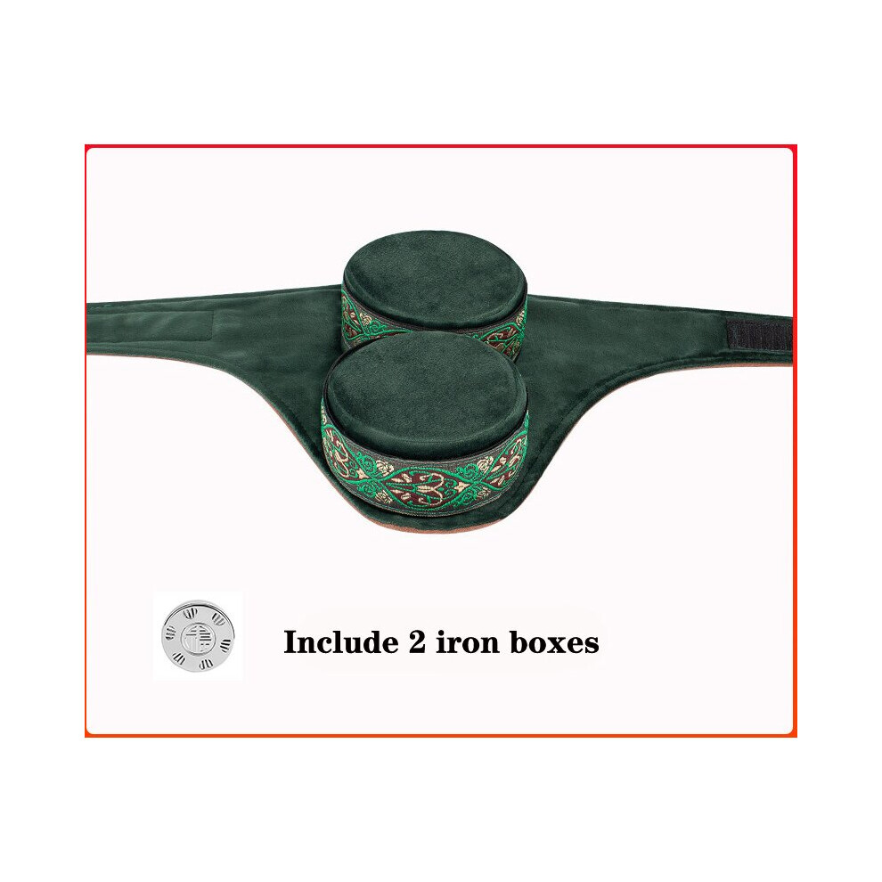 Dechoicelife (A-2) Skin-Friendly Cotton Smokeless Moxibustion Bag Moxa Burner Copper Box Warm Acupuncture Heating Therapy Body Acupoint Massage