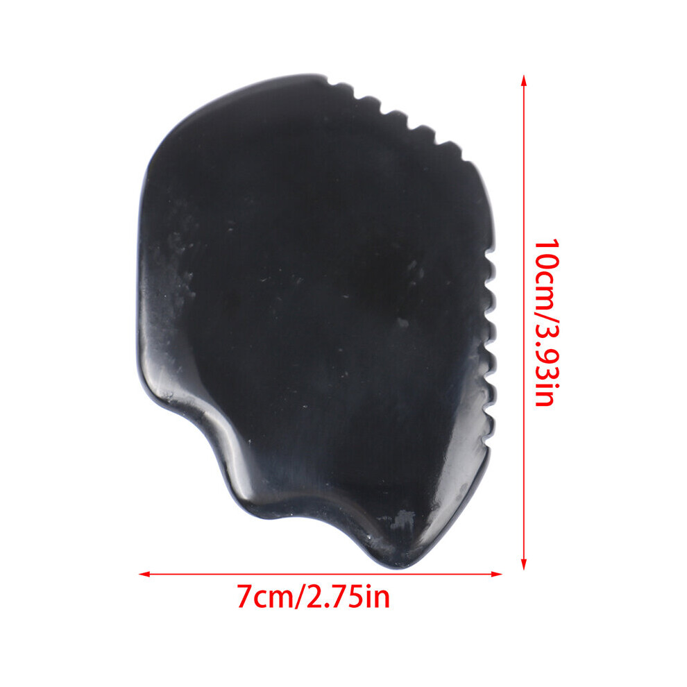 Dechoicelife (A-N2) 1Pc Natural Bianshi Jade Gua Sha Board Jade Face Massage Back Head Point Massager Scraper Face Massager Acupuncture Guasha Board
