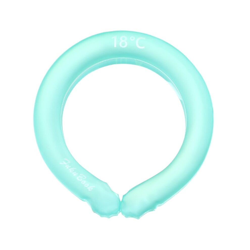 Dechoicelife Blue (A-) Neck Cooling Tube,Wearable Cooling Neck Wraps For Summer Heat,Hands Free Cold Pack,Reusable Neck Cooler For Women Men
