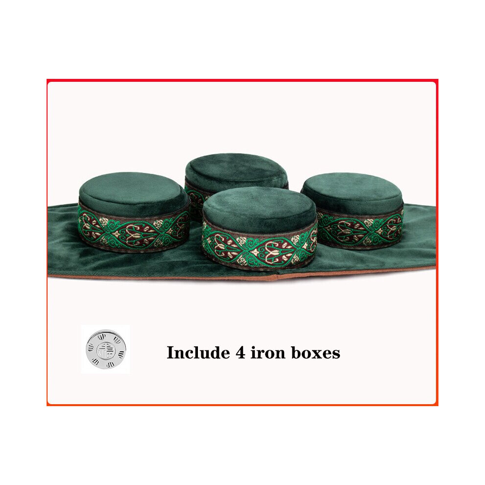 Dechoicelife (A-6) Skin-Friendly Cotton Smokeless Moxibustion Bag Moxa Burner Copper Box Warm Acupuncture Heating Therapy Body Acupoint Massage