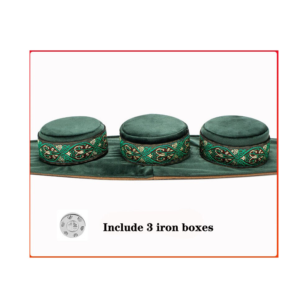 Dechoicelife (A-5) Skin-Friendly Cotton Smokeless Moxibustion Bag Moxa Burner Copper Box Warm Acupuncture Heating Therapy Body Acupoint Massage