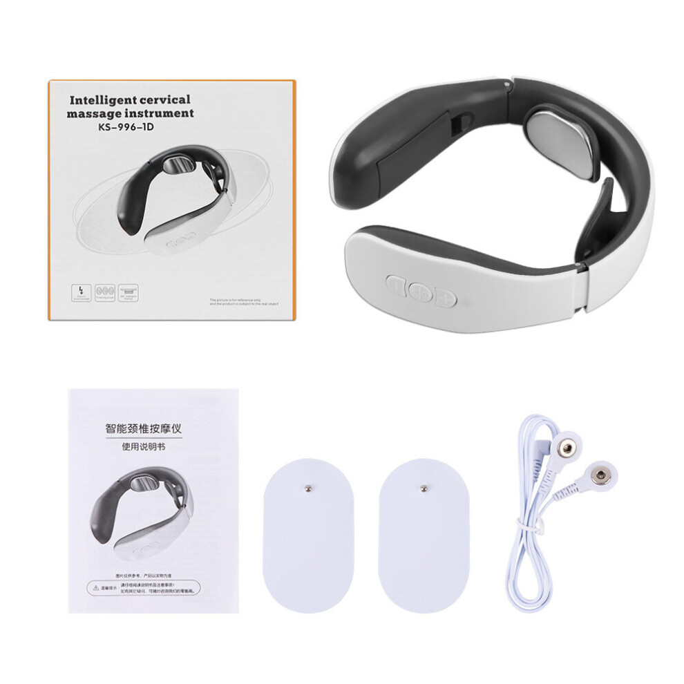 Dechoicelife Neck Massager Electric Pulse Back 6 Mode Power Control For Neck Physiotherapy Instrument Relax Body Infrared Pain Relief