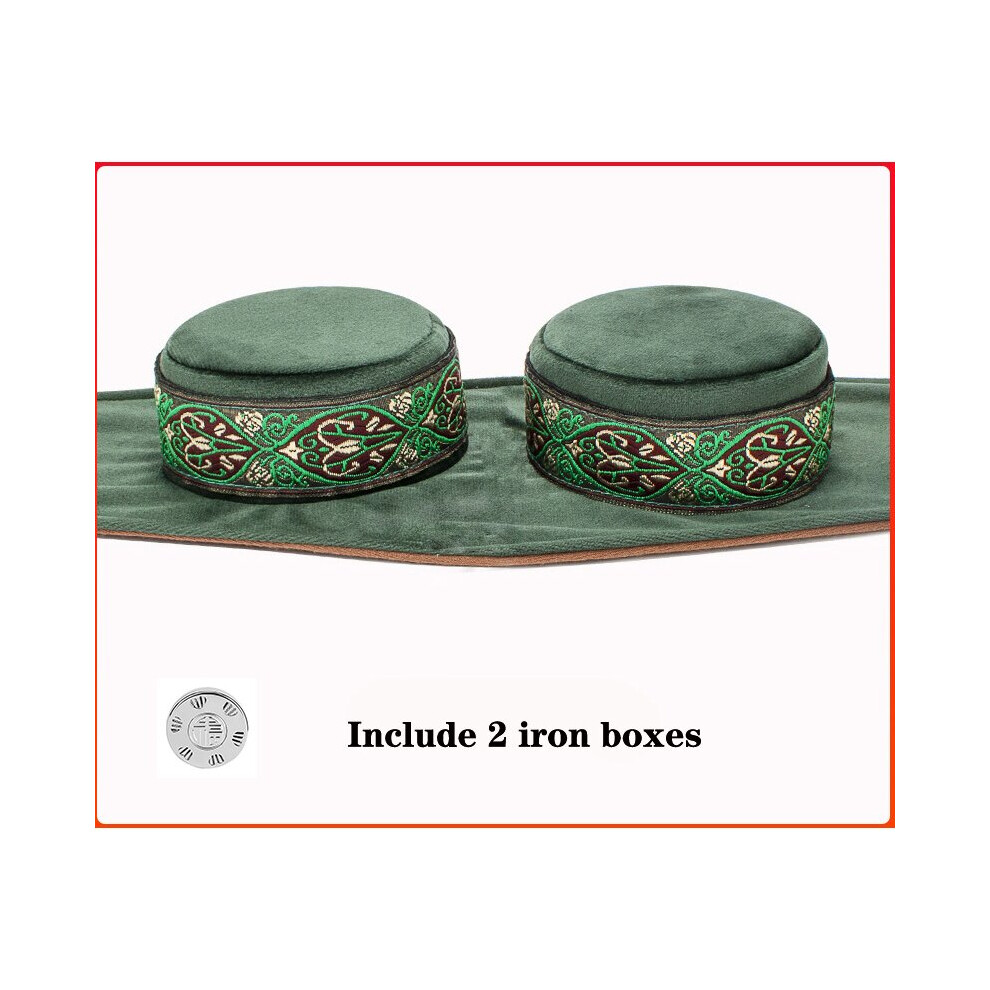 Dechoicelife (A-4) Skin-Friendly Cotton Smokeless Moxibustion Bag Moxa Burner Copper Box Warm Acupuncture Heating Therapy Body Acupoint Massage