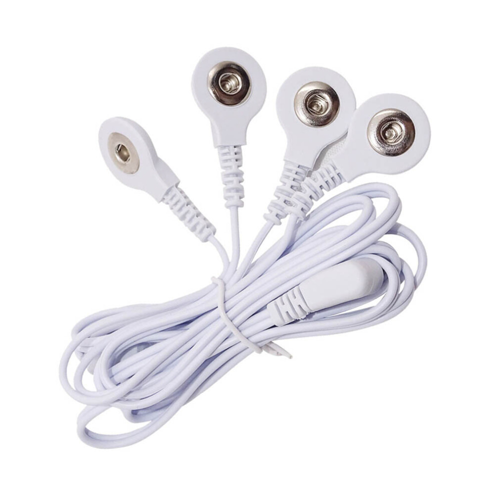 Dechoicelife (A-4-Head Wire 1Pcs) Electrode Tens Cable Conductive Wire 2.5Mm Cable For Body Massager Digital Therapy Machine Physiotherapy Ems Tens Unit Massage