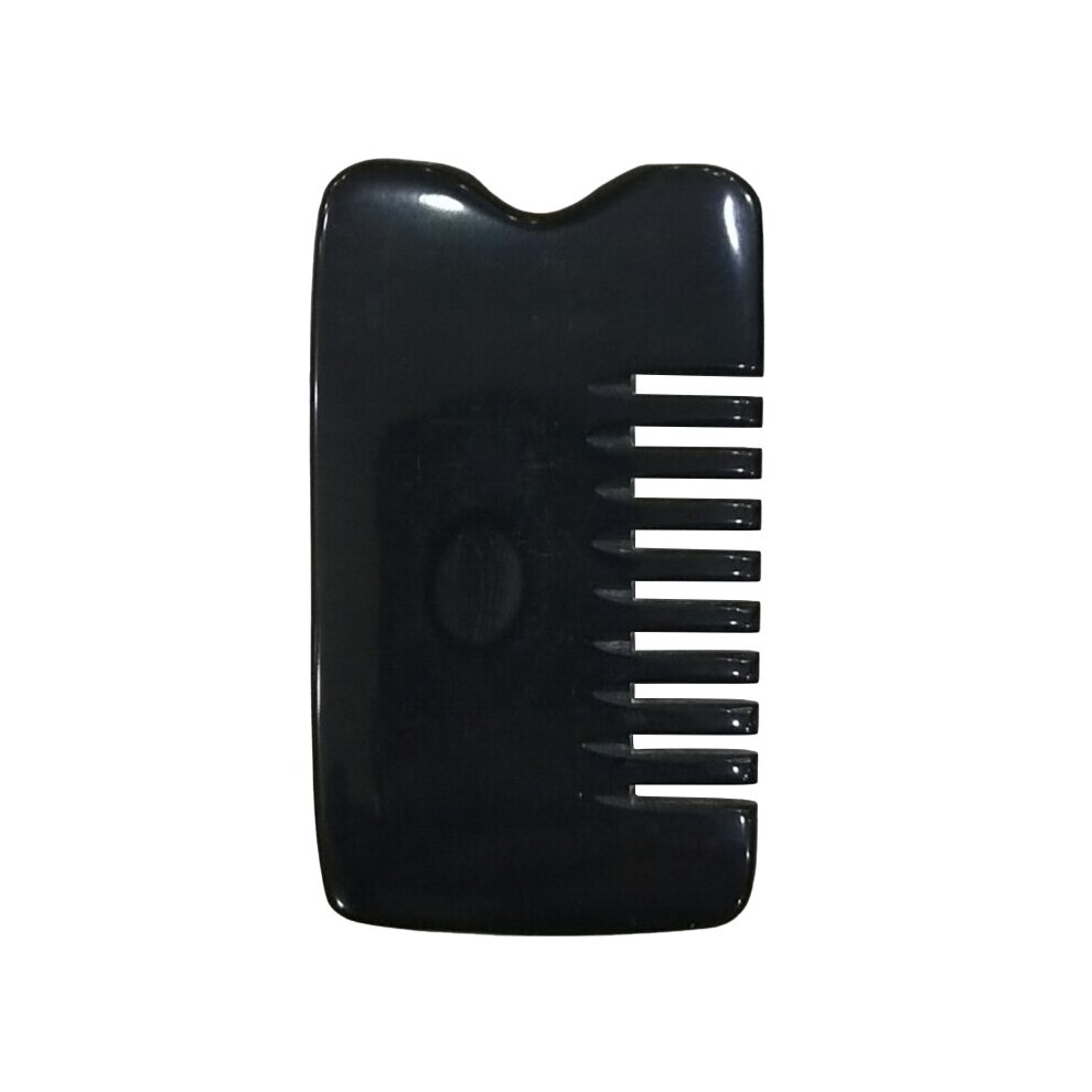 Dechoicelife Black (A-8 Toothed Comb) Water Buffalos Horn Gua Sha Massage Tool For Scraping For Facial And Body 28Ed