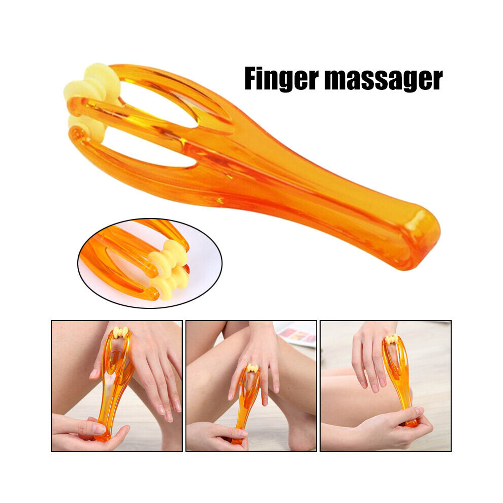 Dechoicelife Hand Acupuncture Points Finger Joint Hand Massager Rollers Handheld Massager Relaxation Blood Circulation Health Care Massage