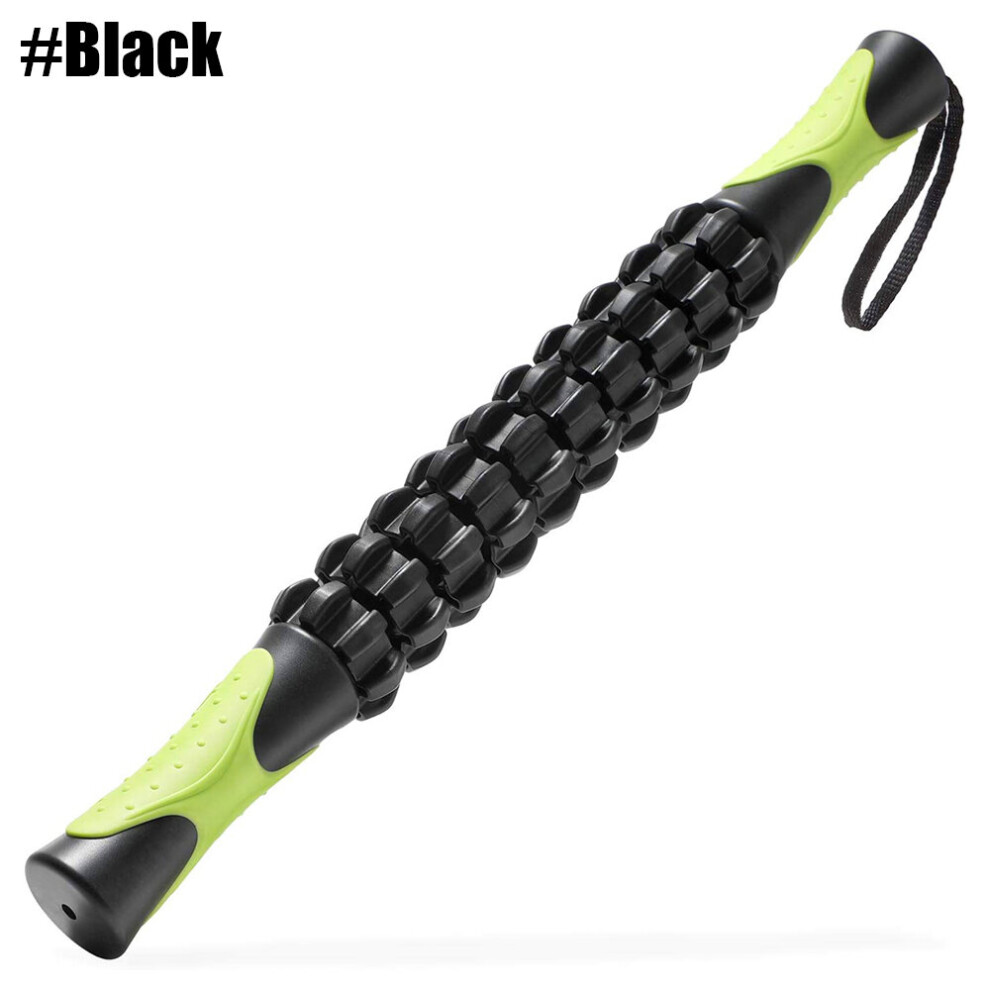 Dechoicelife Black (A-) Muscle Roller Massage Stick For Athletes,Deep Tissue Body Massage Tools,Back Leg Massager For Sore Muscle Pain Relief Recovery