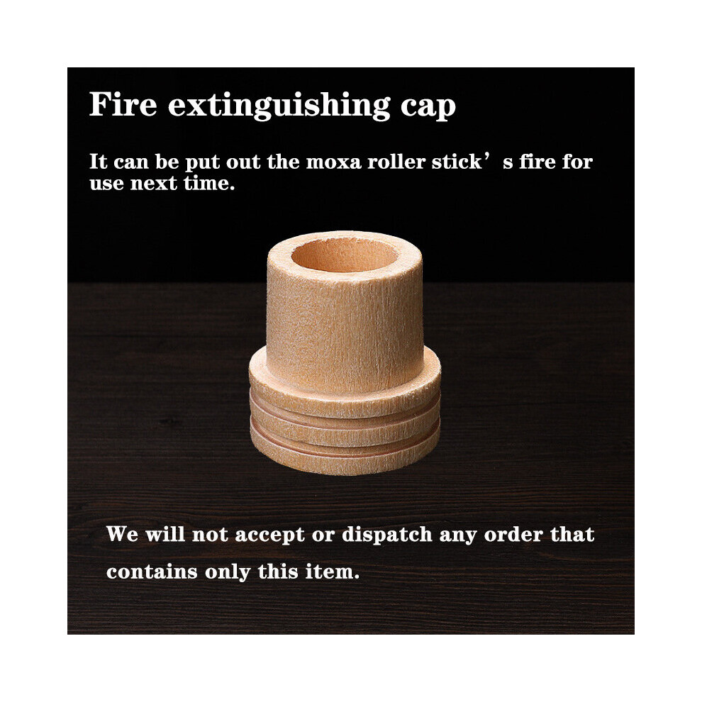 Dechoicelife (A-Outfire Cap) Moxibustion Box Nature Bamboo Burner Warm Acupuntura Massage Therapy Moxa Stick Body Acupoint Massager Health Care Relieve Pain