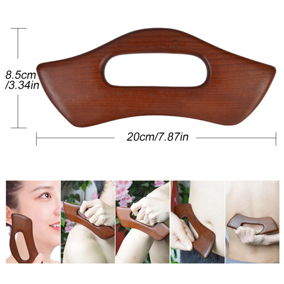 Photos - Massager  Wooden Gua Sha Massage Board Anti Cellulite Massage Tools Wood Therapy Lymphatic Drainage Paddle Soft Tissu(a-Style J-1Pcs)