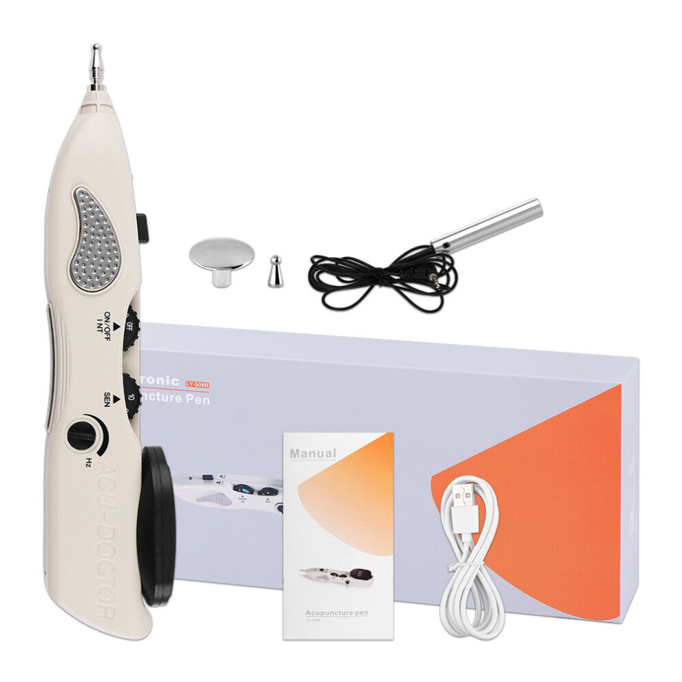 Dechoicelife (A-Type 1) Electronic Acupuncture Pen Tens Massage Pen Usb Rechargeable Electric Acupuncture Pen Massager Meridian Energy Body Back Massage