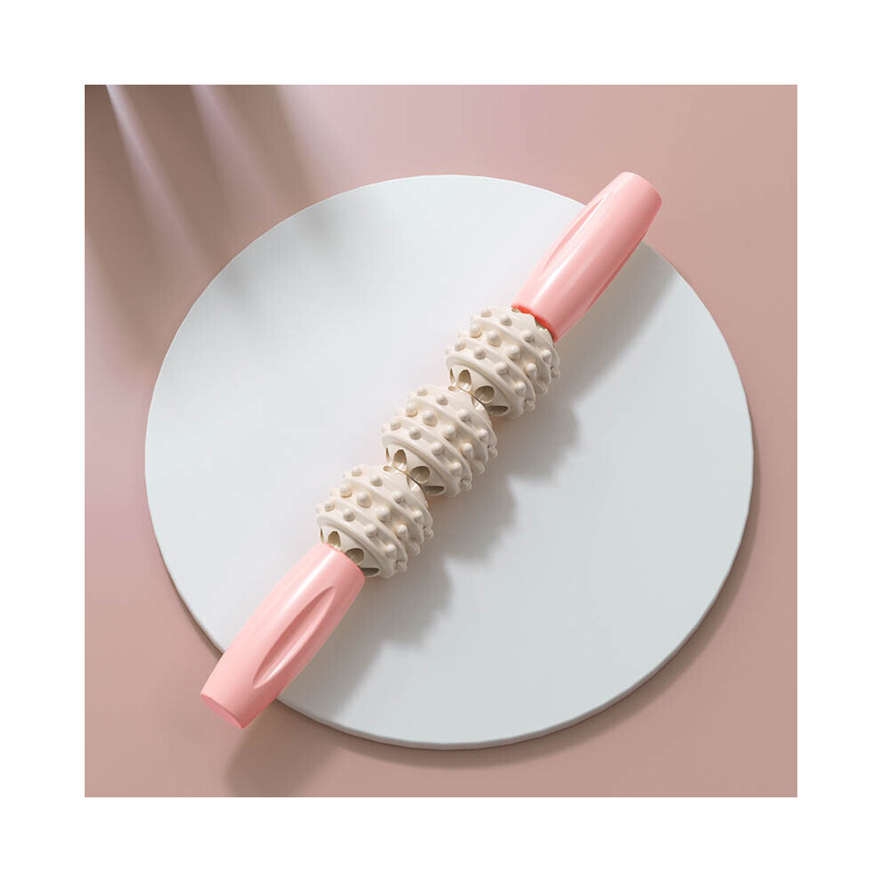 Dechoicelife (A-Style A-5) Muscle Relaxation Massage Stick Roller Wolf Tooth Stick Anti Cellulite Fitness Exercise Body Leg Slimming Massager Fascia Stick