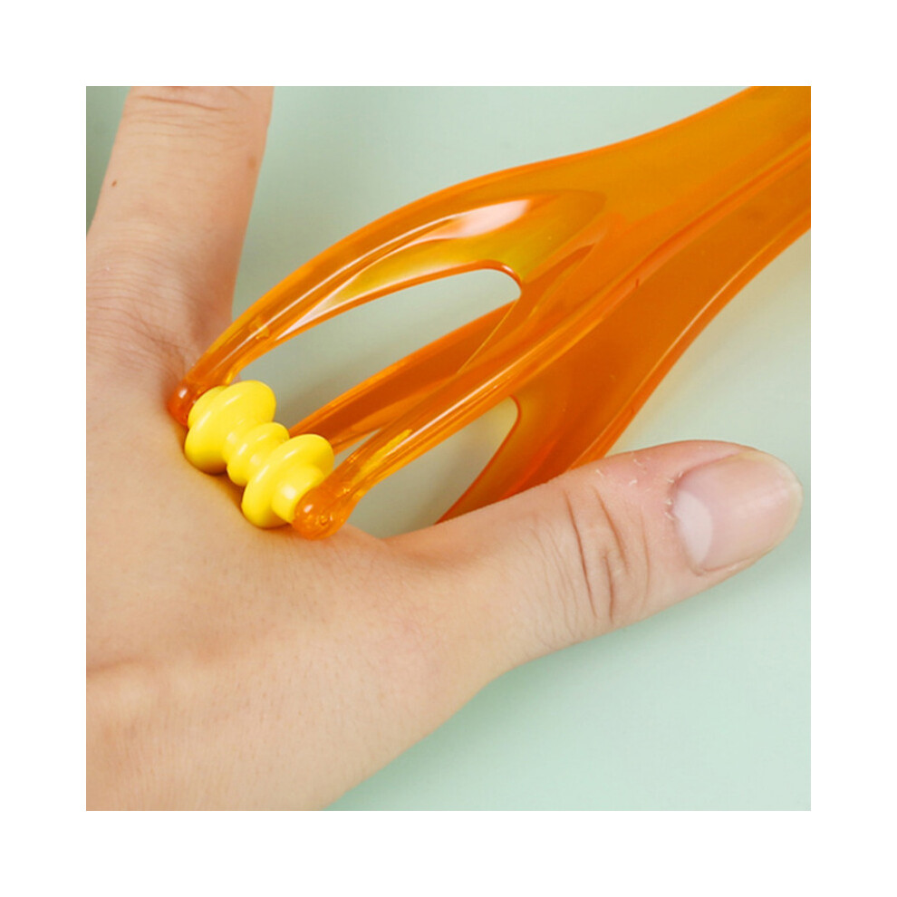Dechoicelife Finger Massager Acupoint Massage Reliever Hand Manual Roller Pressing Massager
