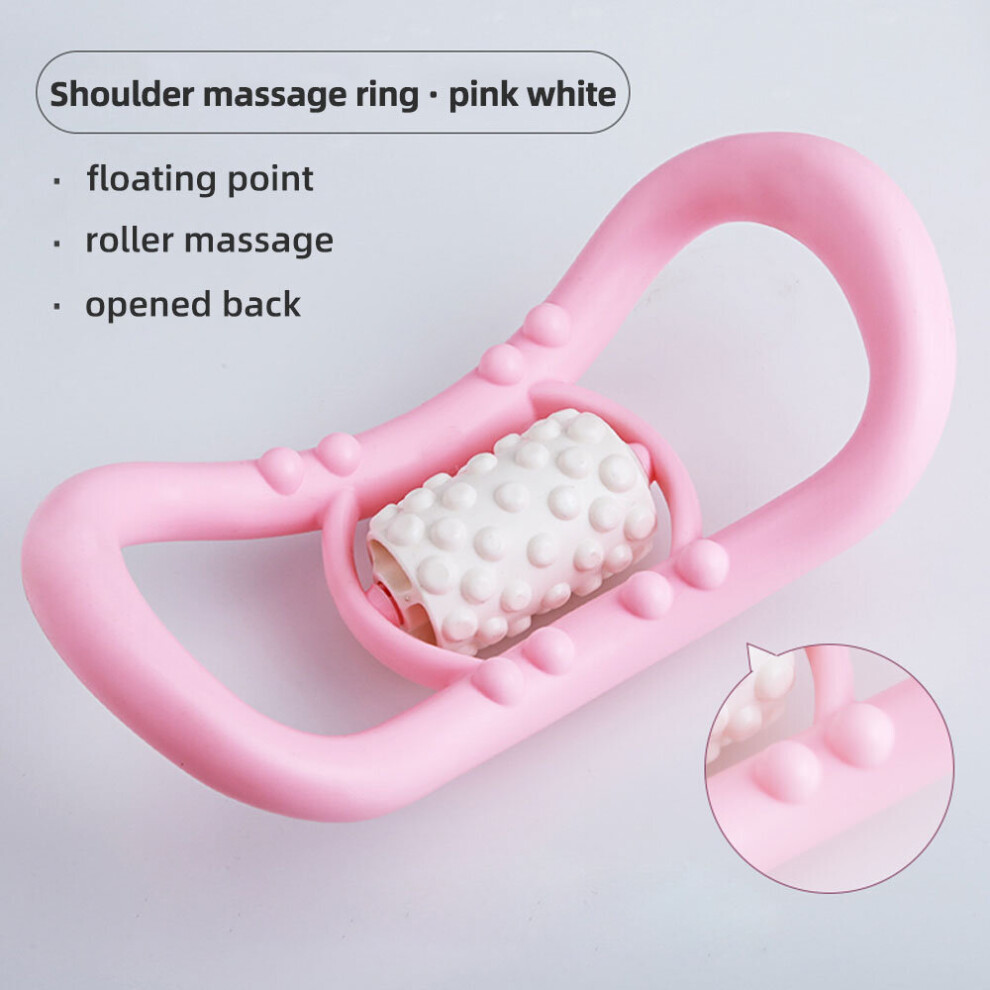 Dechoicelife Pink (A-) Cofoe Yoga Ring Manual Massager Pilates Equipment Thin Shoulders Beautiful Back Stretching Body Massage Practice Yoga Exercise