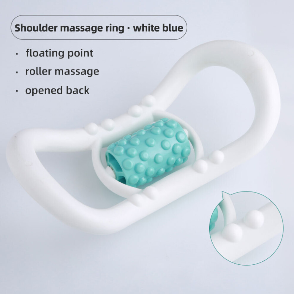 Dechoicelife White (A-) Cofoe Yoga Ring Manual Massager Pilates Equipment Thin Shoulders Beautiful Back Stretching Body Massage Practice Yoga Exercise