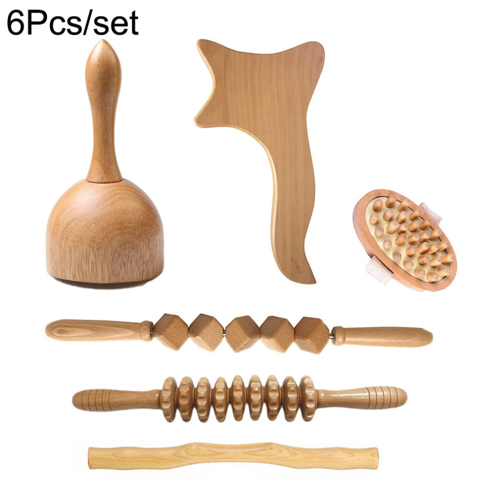 Dechoicelife (A-Style3) Wood Therapy Massage Tools For Body Sculpting, Maderoterapia Kit For Lymphatic Drainage,Anti-Cellulite.wood Massager Roller Rpoe