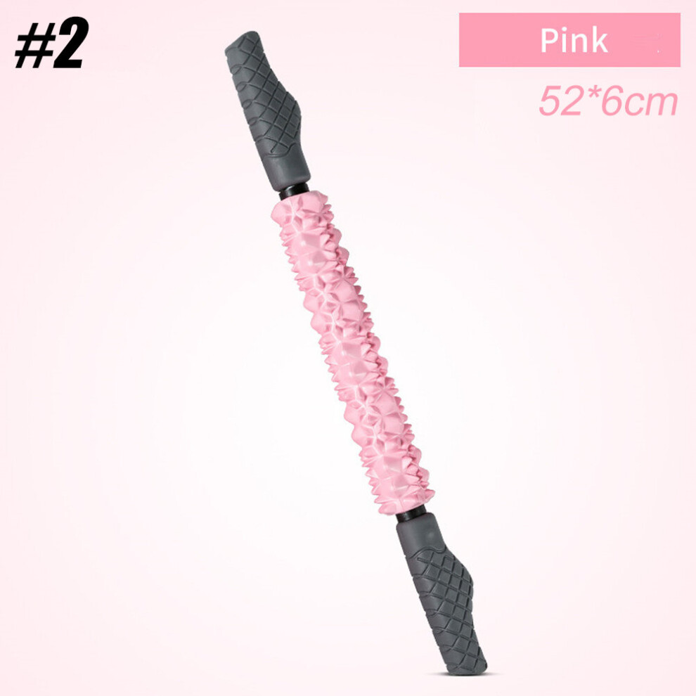 Dechoicelife Pink (A-Style 2) Muscle Roller Massage Roller For Relieving Muscle Soreness Cramping Tightness, Help Legs Back Joints Recovery