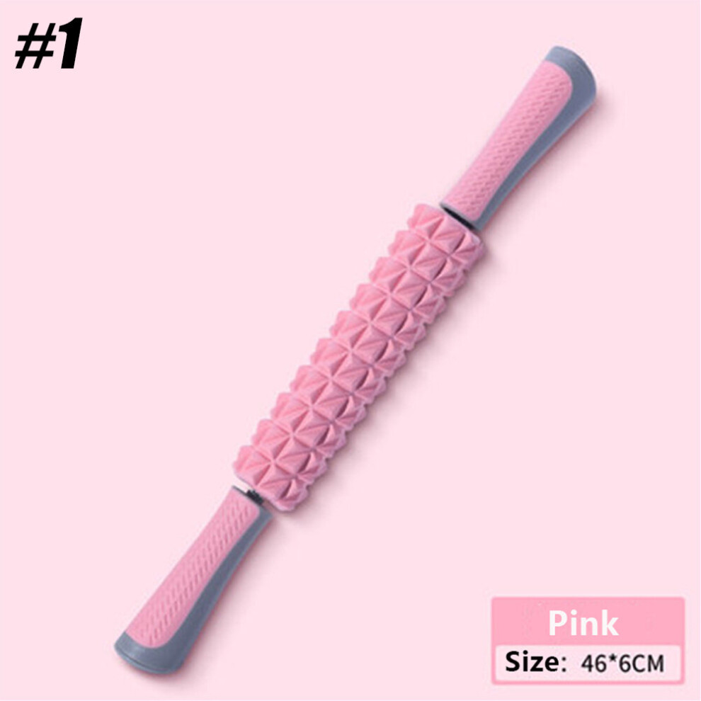 Dechoicelife Pink (A-Style 1) Muscle Roller Massage Roller For Relieving Muscle Soreness Cramping Tightness, Help Legs Back Joints Recovery