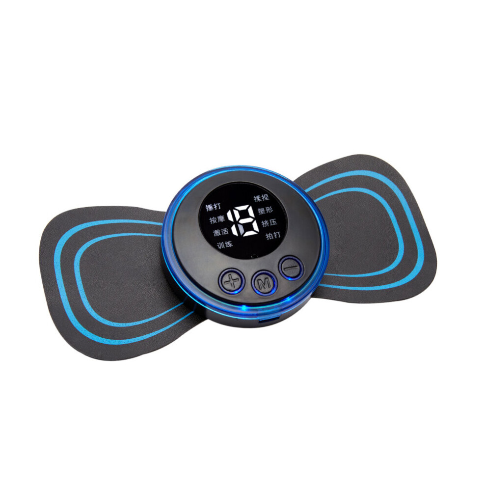 Dechoicelife (A-2 Head (Not Patch) Electric Heating Neck Massager Tens Pulse Back Cervical Spine Pain Relief Electroestimulador Ems Kneading Massager Acupuncture