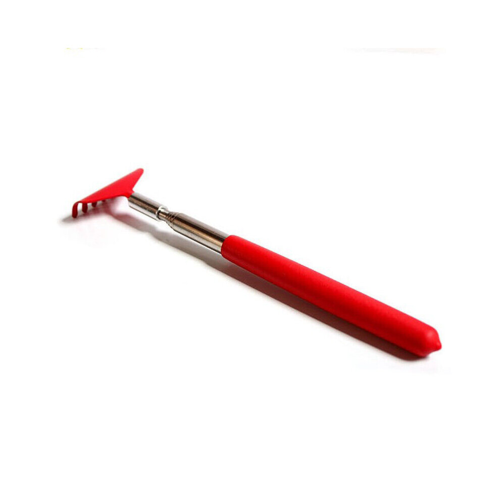 Dechoicelife Red (A-) Back Scratcher Telescopic Scratching Backscratcher Massager Back Scraper Massage Relax Back Scratcher Relieve Anti-Itch Tool