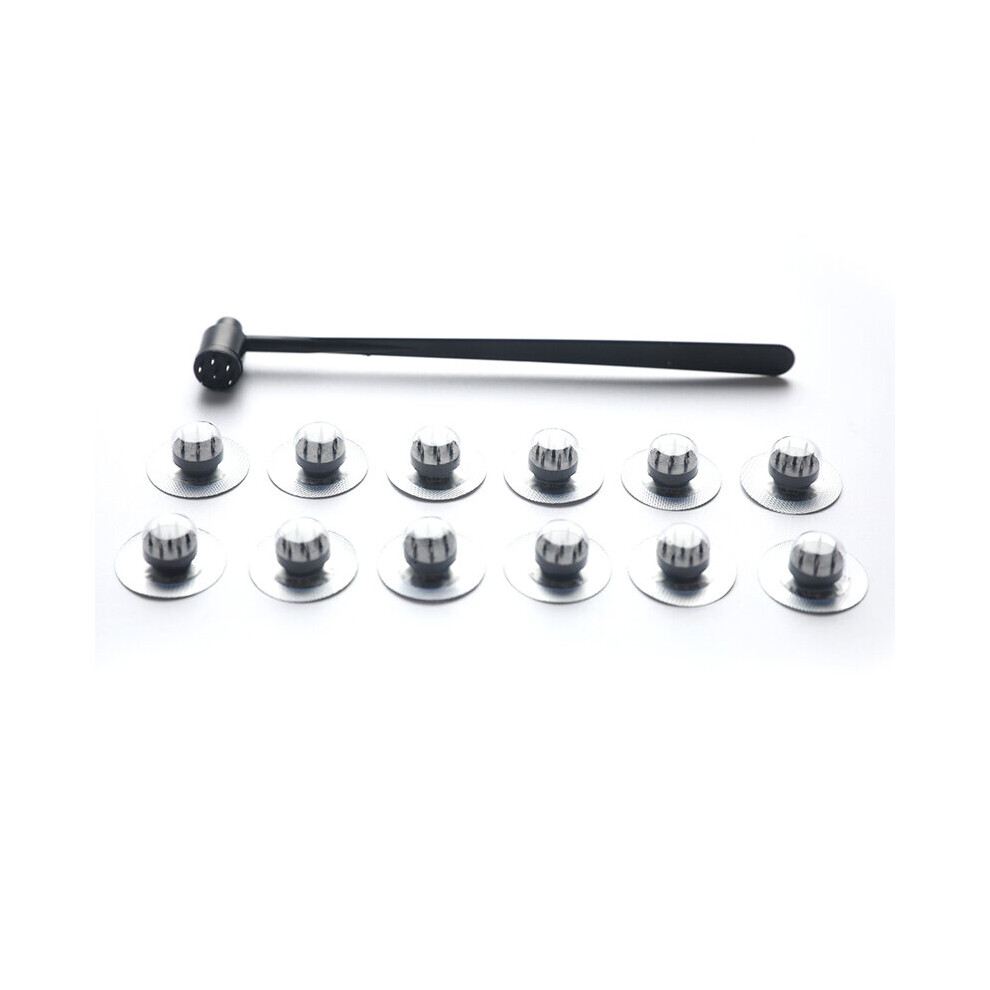 Dechoicelife (A-Auburn) Medical Plum Blossom Needle Skin Needle Cupping Acupuncture Treatment With 12 Replace Head Seven Star Blood Needle Blood Needle