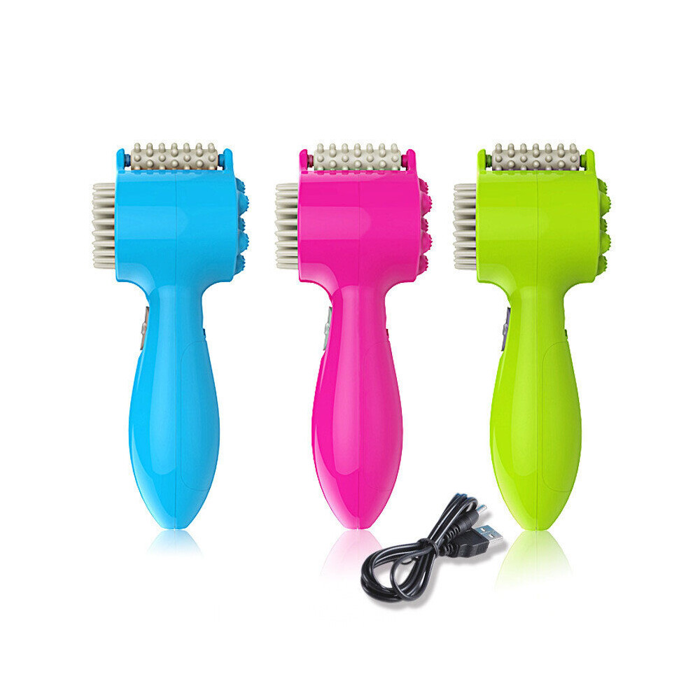 Dechoicelife Health Care Usb Multi - Function Roller Head Massager Vibration Beating Massage Hammer