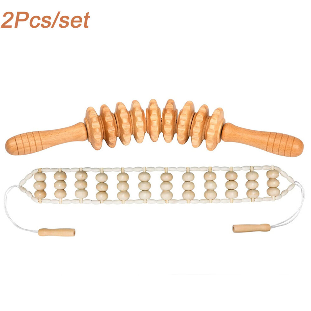 Dechoicelife (A-Beige) Wood Gua Sha Therapy Massage Tools,Lymphatic Drainage Massage Paddle,Anti Cellulite,Maderotherapy,Muscle Pain Relief
