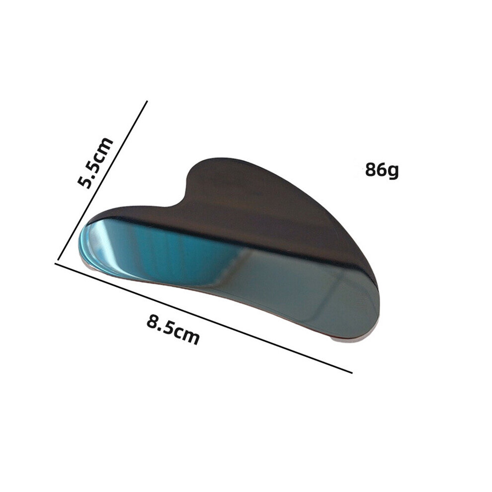 Dechoicelife (A-2) Stainless Steel Guasha Muscle Massage Relaxing Tool Metal Physical Therapy Tissue Probing Fascia Treatment Scraping Board