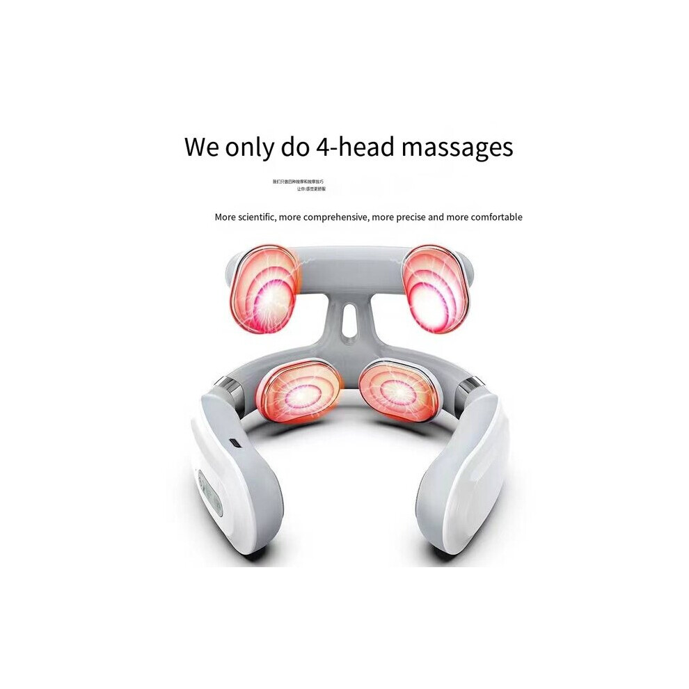 Dechoicelife Smart Massager For Neck Instrument Pulse Of Heating Best Quality Tens Microcurrent Pulse Treat Cervical Spine Pain Muscle Relax