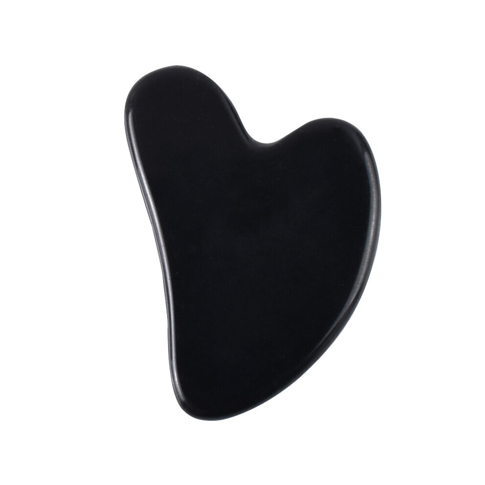 Photos - Massager  Natural Jade Stone Gua Sha Massage Gouache Scraper Scraping Face Neck Back Body Lifting Slimming Wrinkle Rem(a-Transparent)