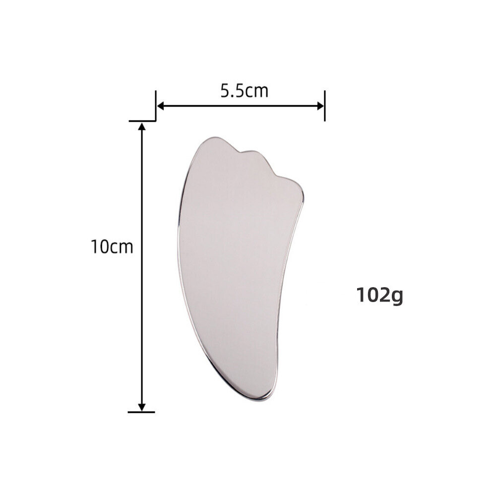 Dechoicelife (A-4) Stainless Steel Guasha Muscle Massage Relaxing Tool Metal Physical Therapy Tissue Probing Fascia Treatment Scraping Board
