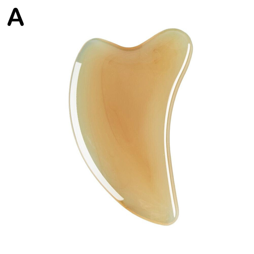 Dechoicelife (A-Scraping Board) Analogue Horn Scraping Beauty Scraping Tool Triangular Facial Thin Arm Leg Slimming V-Line Facial Massage Scraping Piece